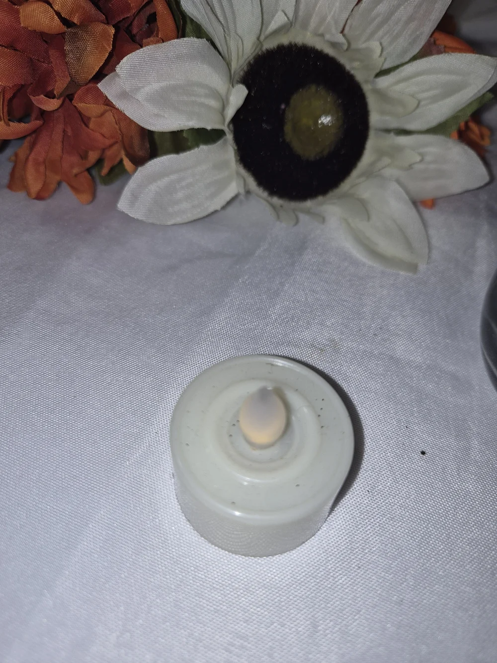 Gold Floral Candle Lantern Centerpiece - Home Accents